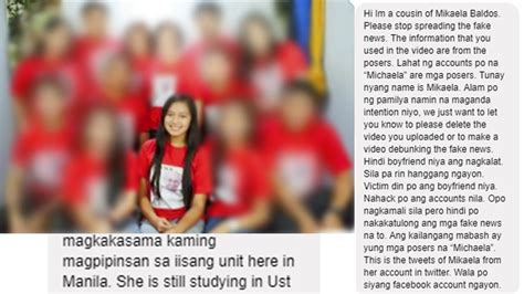 Michaela Caballero Baldos NAGSALITA TUNGKOL SA SCANDAL!.